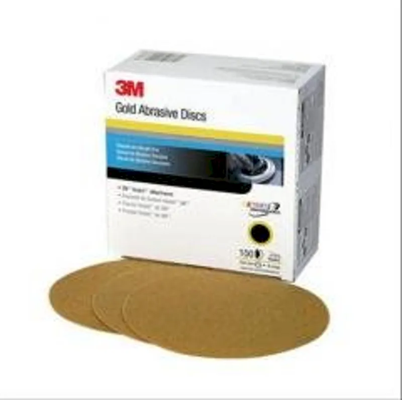 3M 6 P320A Hookit Gold Abrasive Disc 216U (975)