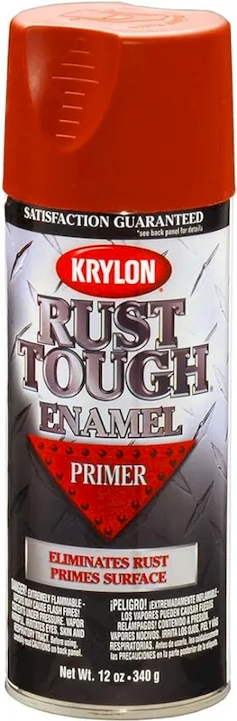 DupliColor Krylon Rust Tough Enamel Paint Ruddy Brown Primer (RTA9204)