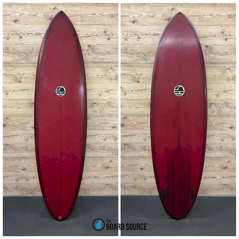 Used Bob Mitsven 6'6 Channel Twin Pin Surfboard