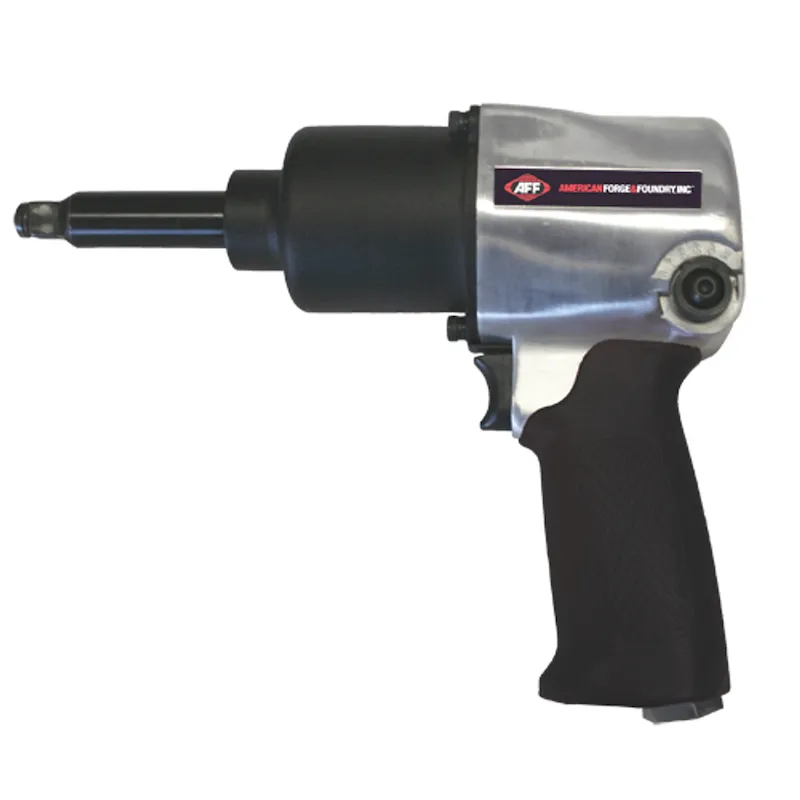 American Forge & Foundry 1/2 Air Impact Wrench w/2 Ext. Anvil (7665)