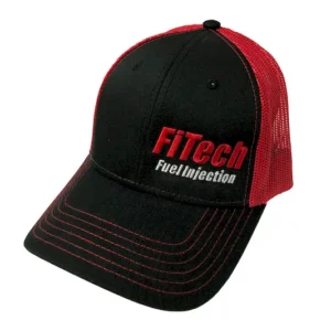FiTech Black & Red Snap Back Hat (A1BRH)