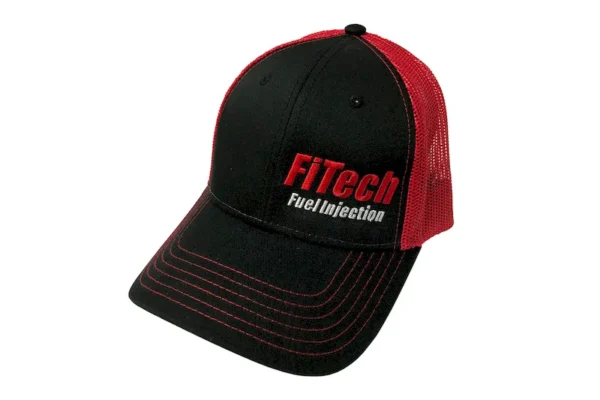 FiTech Black & Red Snap Back Hat (A1BRH) - Image 1