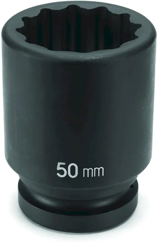 Grey Pneumatic 1 Drive, 52Mm Metric Socket, 12 Points (4152MD)
