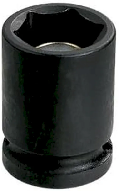Grey Pneumatic 1/2 Drive Sae 6-Point Standard Magnetic Impact Socket (2022RG)