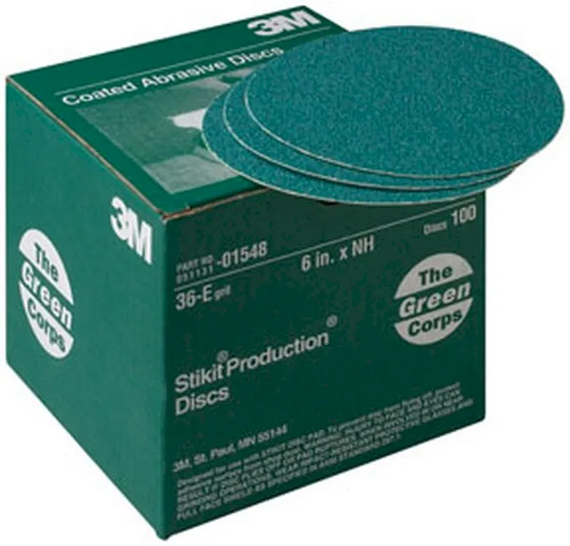 3M 6 36E Green Corps Stikit Production Disc (1548)