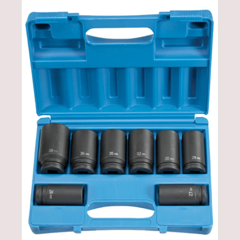 Grey Pneumatic 3/4 Drive 8-Piece Deep Metric Set (8134MD)