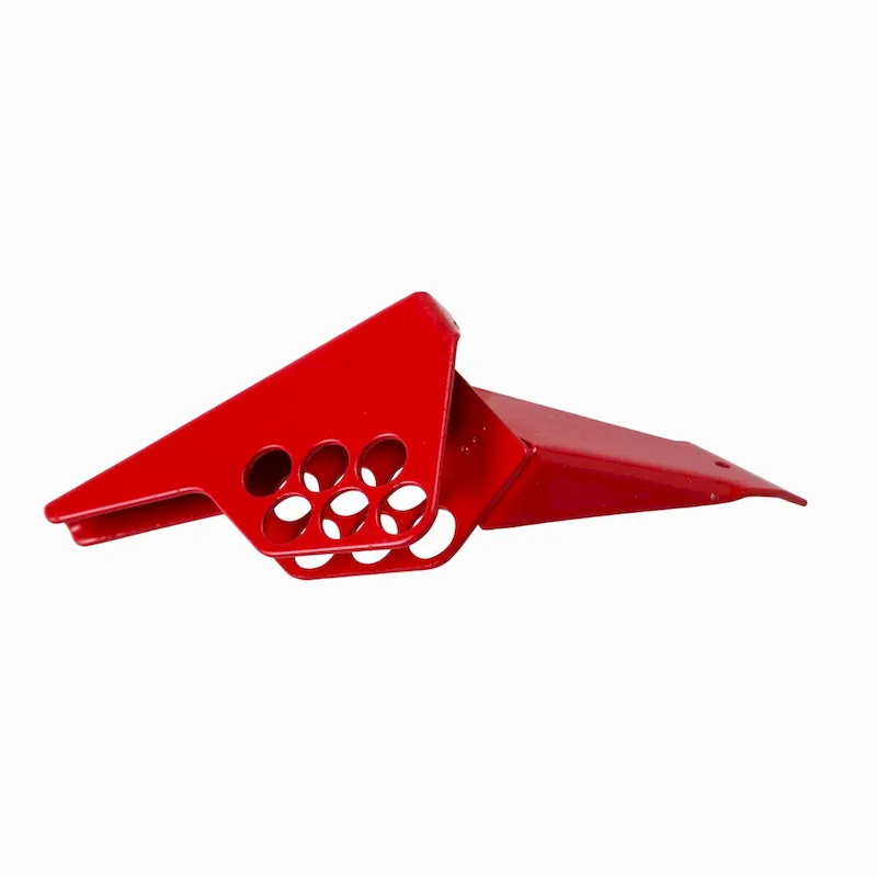 Brady SPC65692 Standard Ball Valve Lockout, Steel, 3/8 , Red, Small, 1 Each