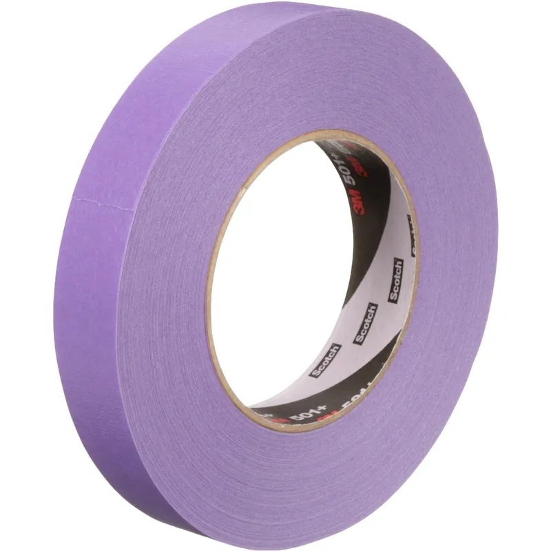 3M Specialty High Temperature Purple Masking Tape 501+ 24 mm x 55 m 6.0 mil, 1 Roll