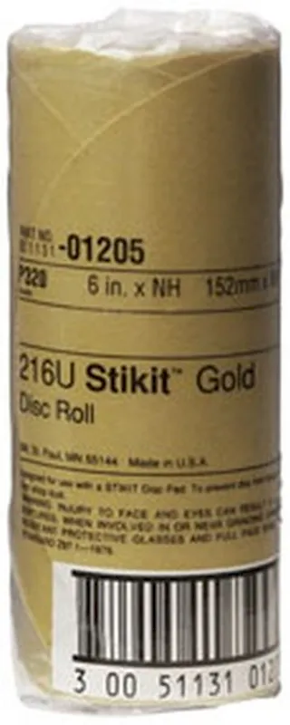 3M 6 P320 Stikit Gold Sanding Discs (1205)