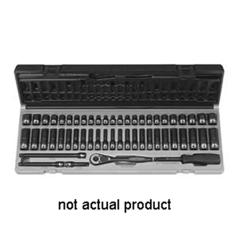 Grey Pneumatic 1/4 Drive x 7mm Standard Duo-Socket - 6 Point (89007M)