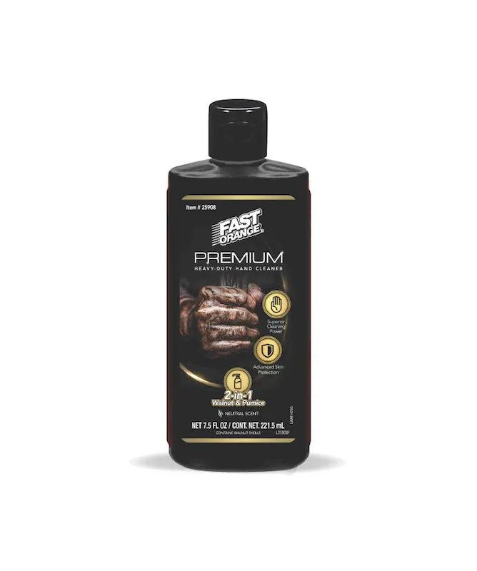 Fast Orange Heavy-Duty Hand Cleaner with Walnut and Pumice Scrubbers (25922)