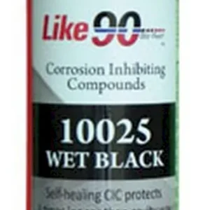Like90 10 Oz Wet Black CIC Protective Spray Aluminum And Steel Aerosol (10025)