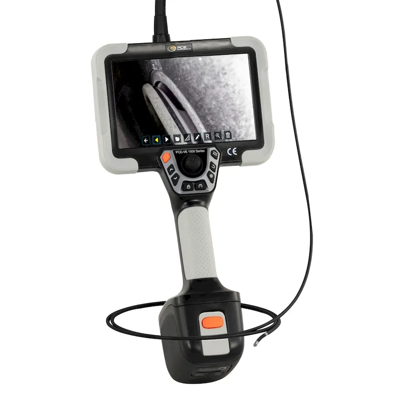 PCE Instruments Snake Camera with Dual Cameras and Motorized Head (PCE-VE 1500-38209)