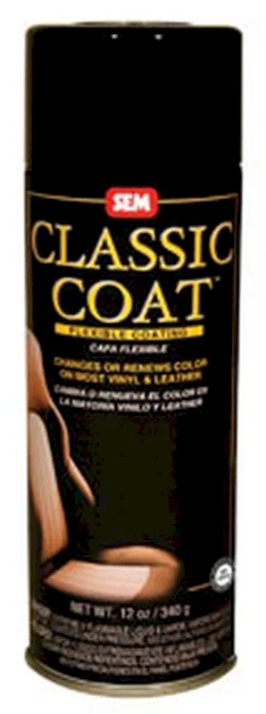 SEM Paints Classic Coat Medium Black, 16oz Aerosol (17013)