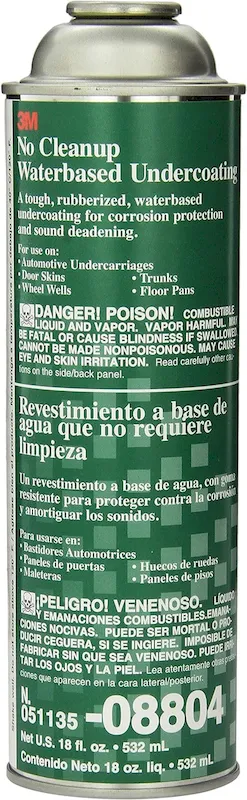 3M 18 oz No Cleanup Waterbased Undercoating (8804)