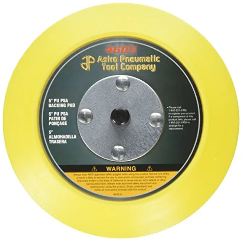 Astro Pneumatic 5 PU PSA Backing Pad for Random Orbital Sanders (4605)