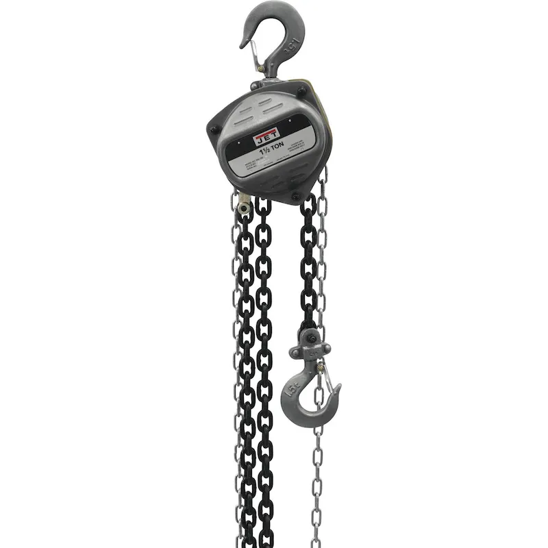 Jet S90-150-40 1-1/2 Ton Hand Chain Hoist 40ft. Lift (101925)