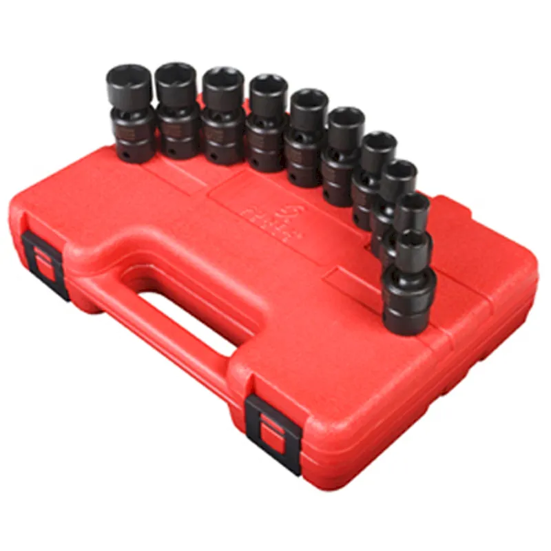 Sunex 3/8 Dr. 10 Pc. Metric Universal Impact Socket Set (3657)