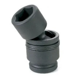 Grey Pneumatic 38Mm X 6 Point Short 1 Drive Universal Impact Socket (4038UM)