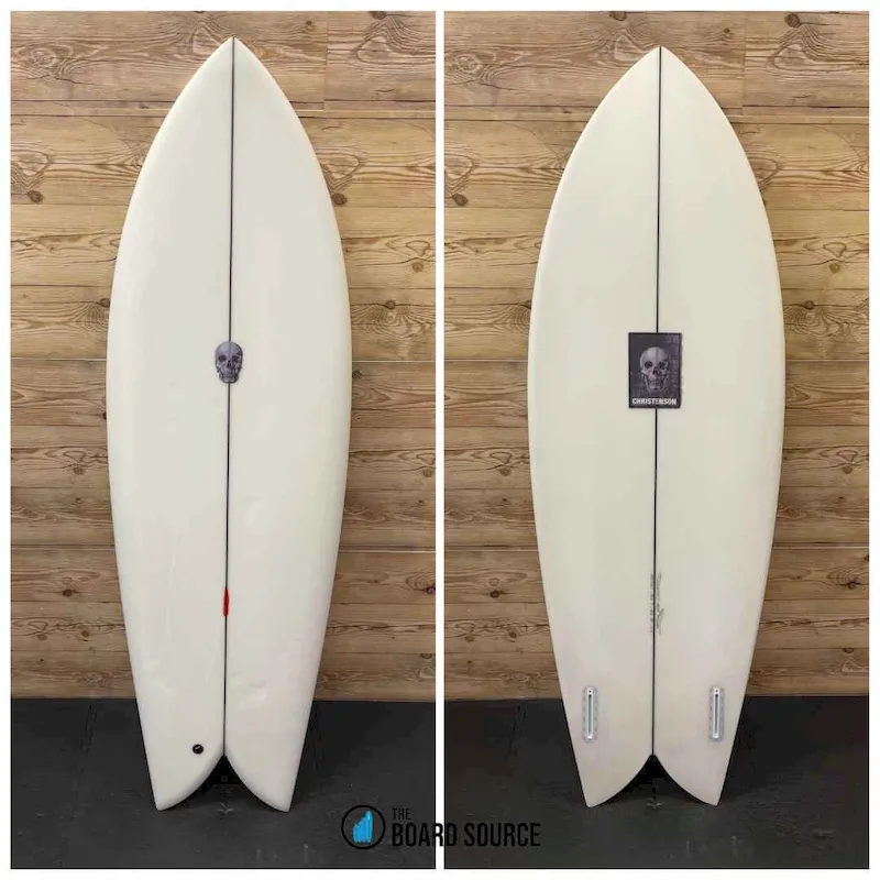 USED 5'5 Chris Christenson Twin Fish Surfboard