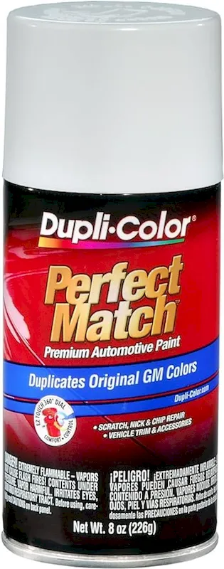 Dupli-Color 8oz. GM Pure White Automotive Paint (BGM0387)
