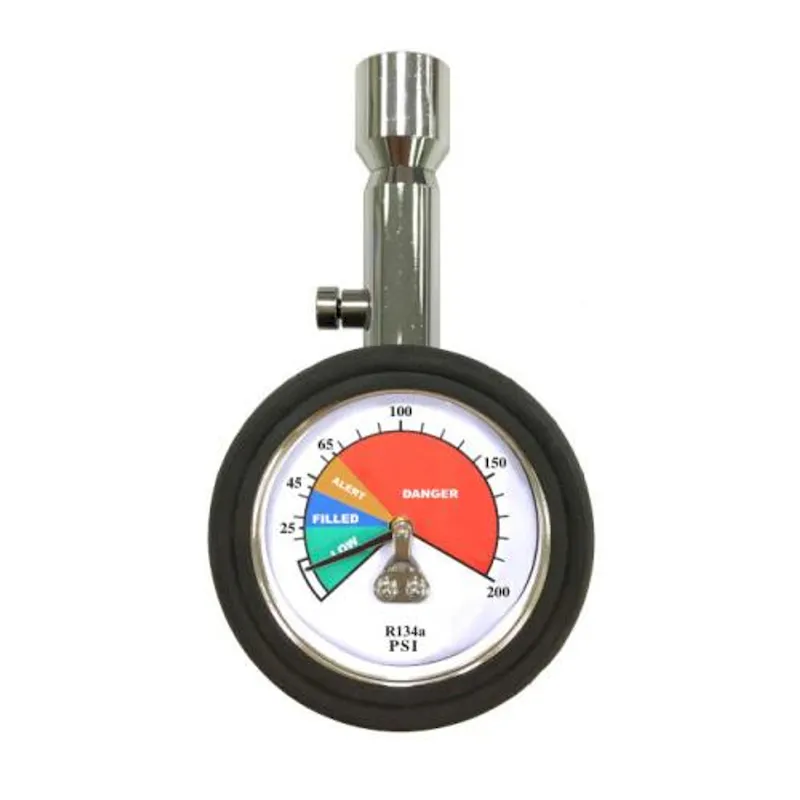 FJC R-134a Refrigerant Check Gauge for A/C System Pressure Testing (2805)
