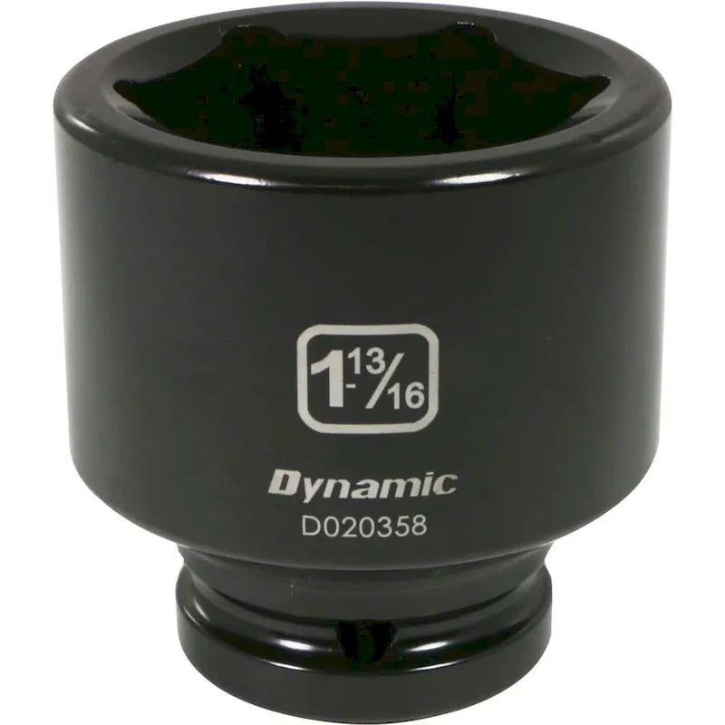 Dynamic Tools 3/4 Drive 6 Point SAE, 1-13/16 Standard Length, Impact Socket (D020358)