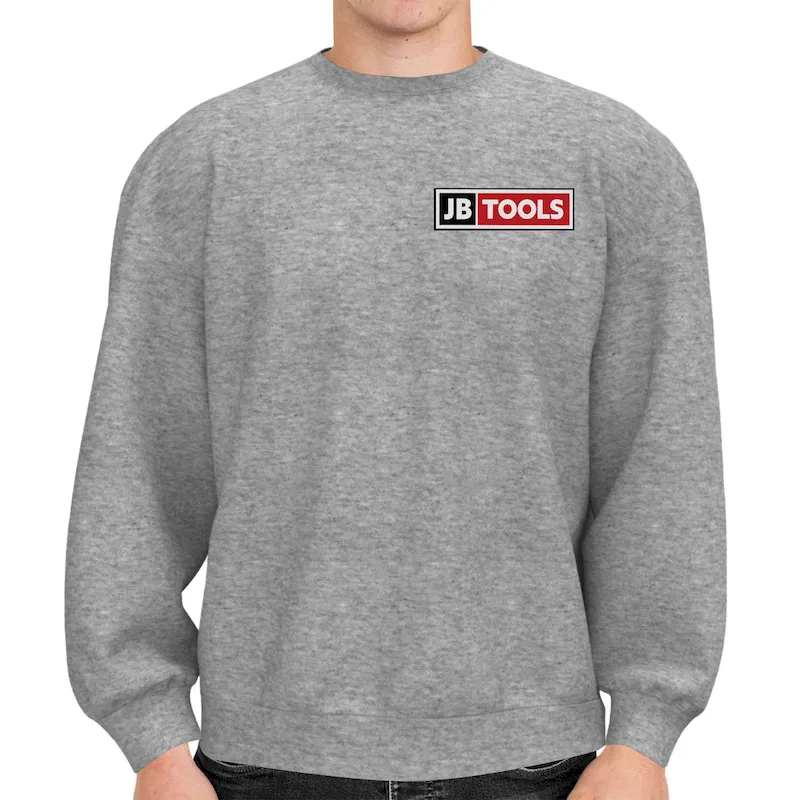 JB Tools Grey Crewneck Medium