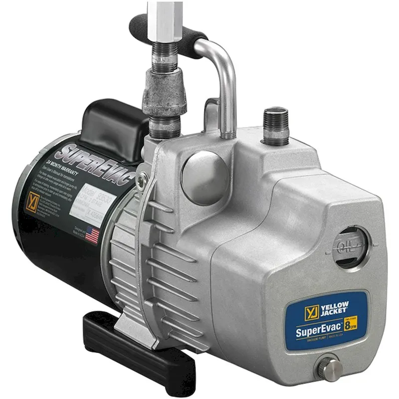 Yellow Jacket SuperEvac 134a 4 CFM 95 L/M Vacuum Pump for HVAC (93514)
