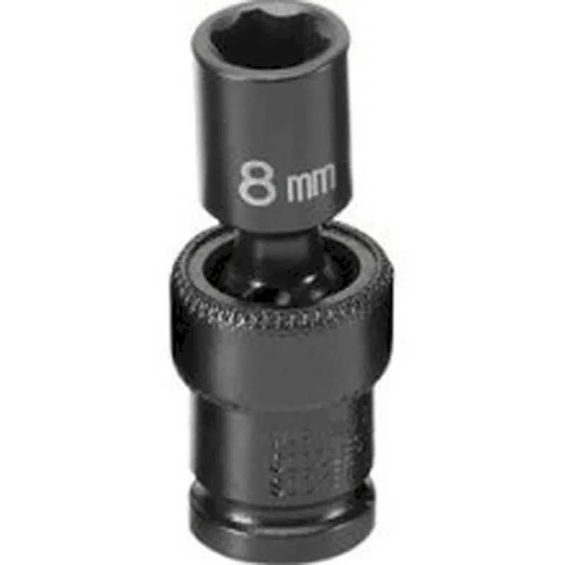 Grey Pneumatic 1/4 Surface Drive x 8mm Standard Univ. Socket (908UMS)