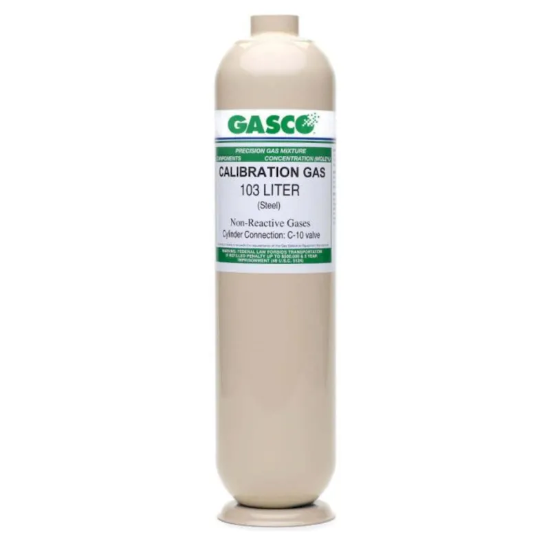 Gasco 103L-248-10000 Calibration Gas (Isobutylene, 103L), 1 Each