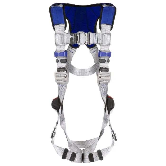 3M DBI-SALA 1401187 ExoFit X100 Comfort Vest Safety Harness with Stainless Steel Hardware, Gray, Large, 1 Each