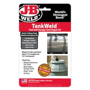 JB Weld Metal Fuel Tank Repair Kit, Gray (2110)