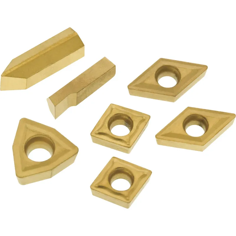 Grizzly Industrial TiN Insert Set 7 Pieces for T10294 (T23904, T23905, T23906, T23907)