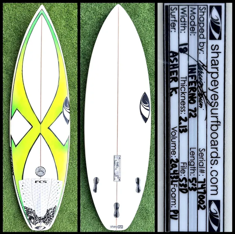 Sharp Eye Surfboard 5'3 20L (USED)