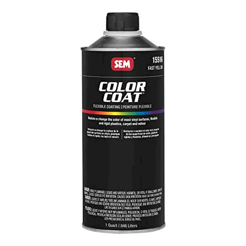SEM Paints Color Coat Fast Yellow, Cone Top Quart (15516)