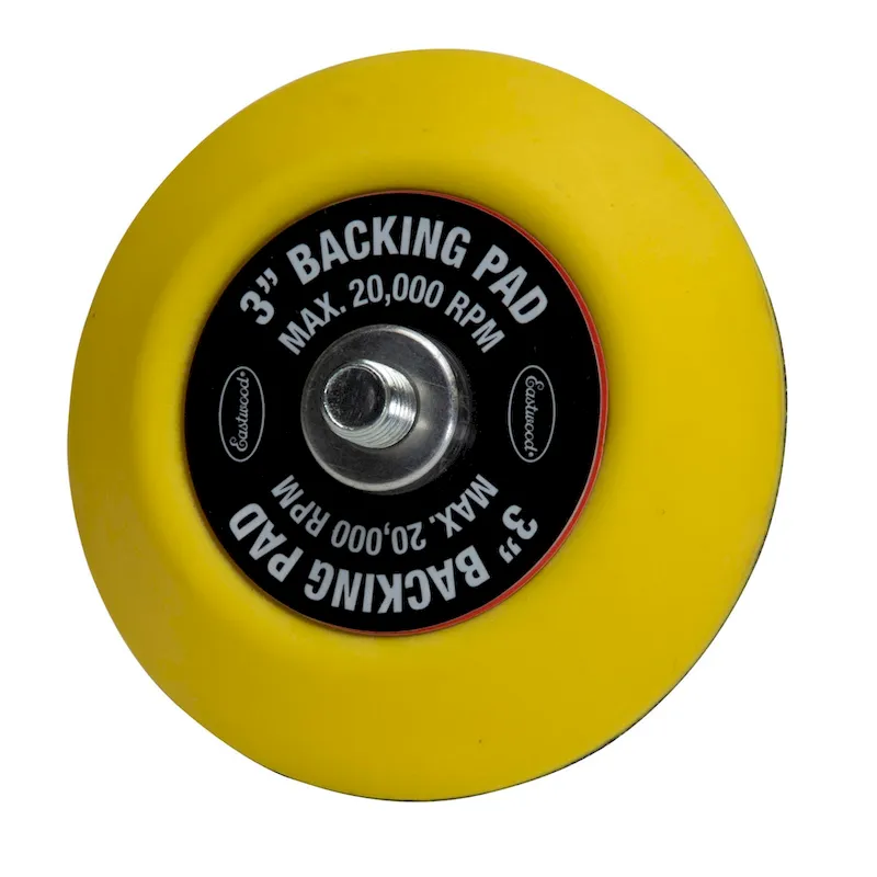 Eastwood 3 Inch Replacement Hook & Loop Backing Pad (5/16 Inch-24 Arbor) (31667)
