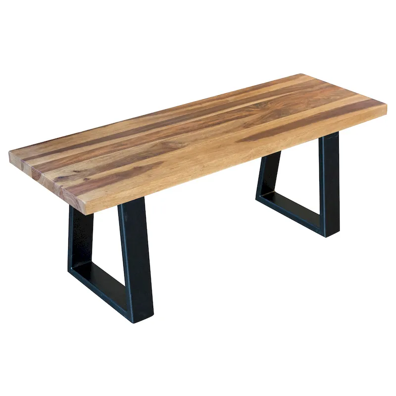 AmeriHome Entryway Dining Bench with Rosewood Top (SWB45)
