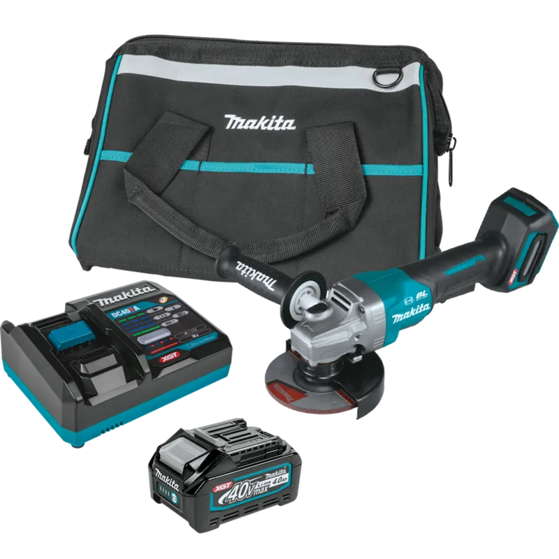 MAKITA 40V max XGT Brushless Cordless Paddle Switch Angle Grinder Kit (GAG03M1)