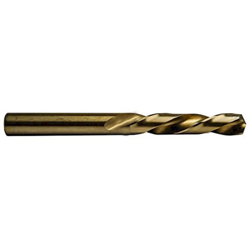 Century Drill Left Hand Stub Drill Bit 7/16-inch Cobalt Steel Tool (74128)