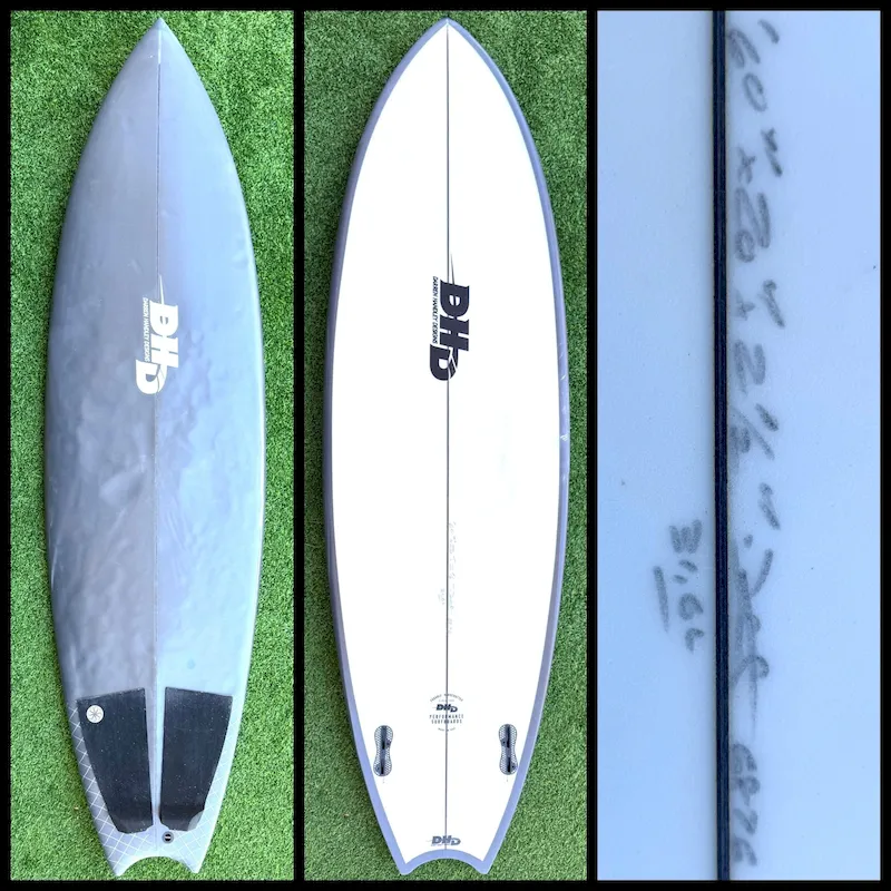 DHD Surfboard 6'0 31L (USED)