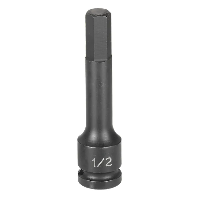 Grey Pneumatic 1/2 Drive x 3/8 Hex Driver 4 Length Socket (29124F)