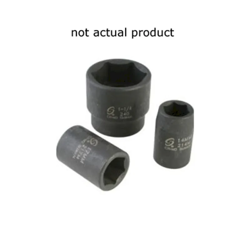 Sunex 1/2 Drive 12mm Universal Impact Socket for Versatile Use (212UM)