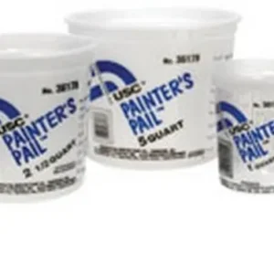 US Chemical And Plastics 32Oz Paint Pail With Ratio Measurement 100-Pack (36174)