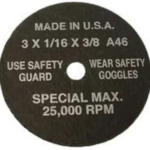 SG Tool Aid 94870 3 Cut Off Wheel 50 Per Box