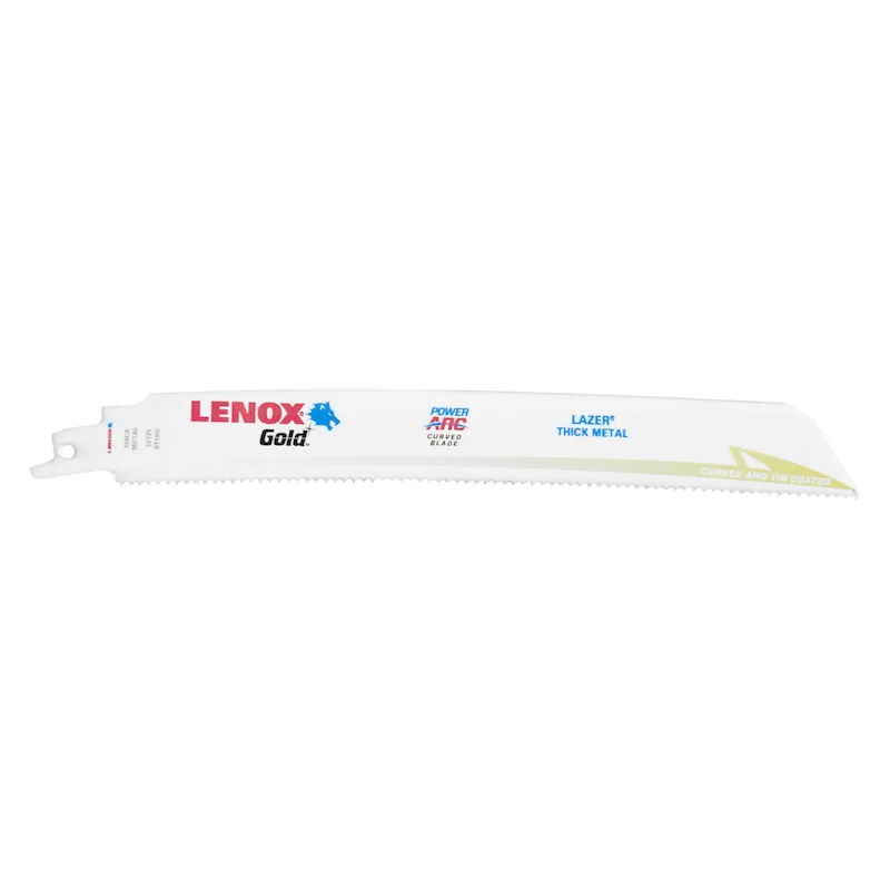 Lenox 21229B9110GR 9 (229mm) 10 Tpi Gold T2 Reciprocating Saw Blade, 25 Pack