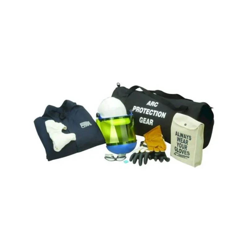 Chicago Protective Apparel AG12-CV-L-NG Arc Flash Coverall Kit, No Gloves, Large, 1 Kit