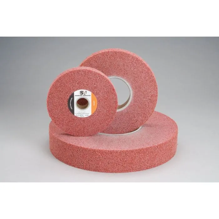 Standard Abrasives™ Metal Finishing Wheel 858982, 12 in x 1 in x 5 in 5A MED, 2 per case