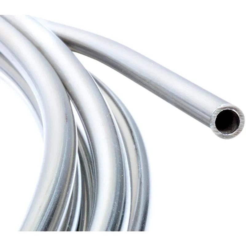 Eastwood 1/4in x 20ft Stainless Steel Brake Tubing Kit with SAE Fittings (12604)