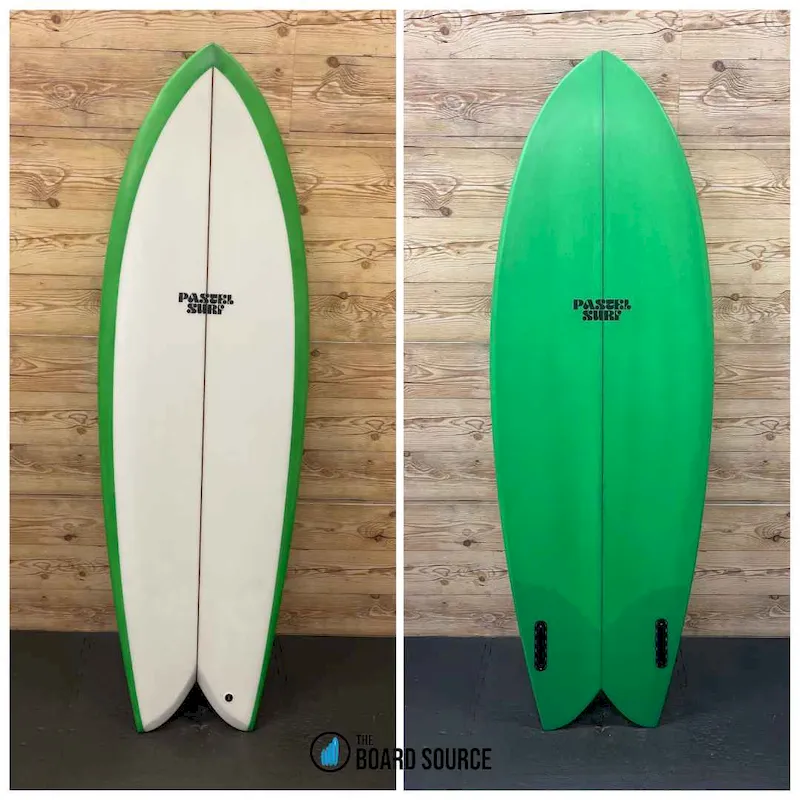 Used Pastel 5'8 Twin Fish - Shipping just $90